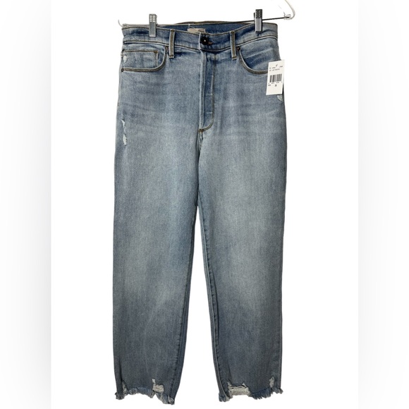 Oliver edyson brand High Rise Straight Crop Light Torino wash Jeans - Picture 12 of 12